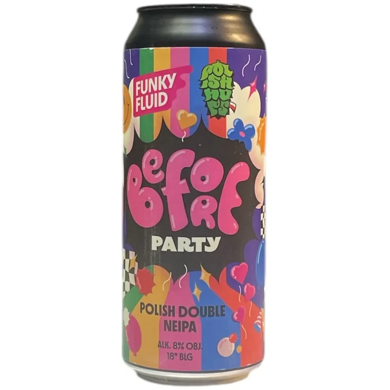 FUNKY FLUID BEFORE PARTY POLISH DOUBLE NEIPA 44CL