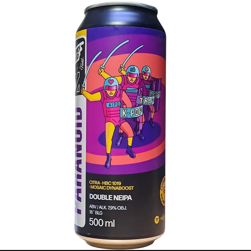 FUNKY FLUID / PARANOID - DOUBLE NEIPA - 50 CL