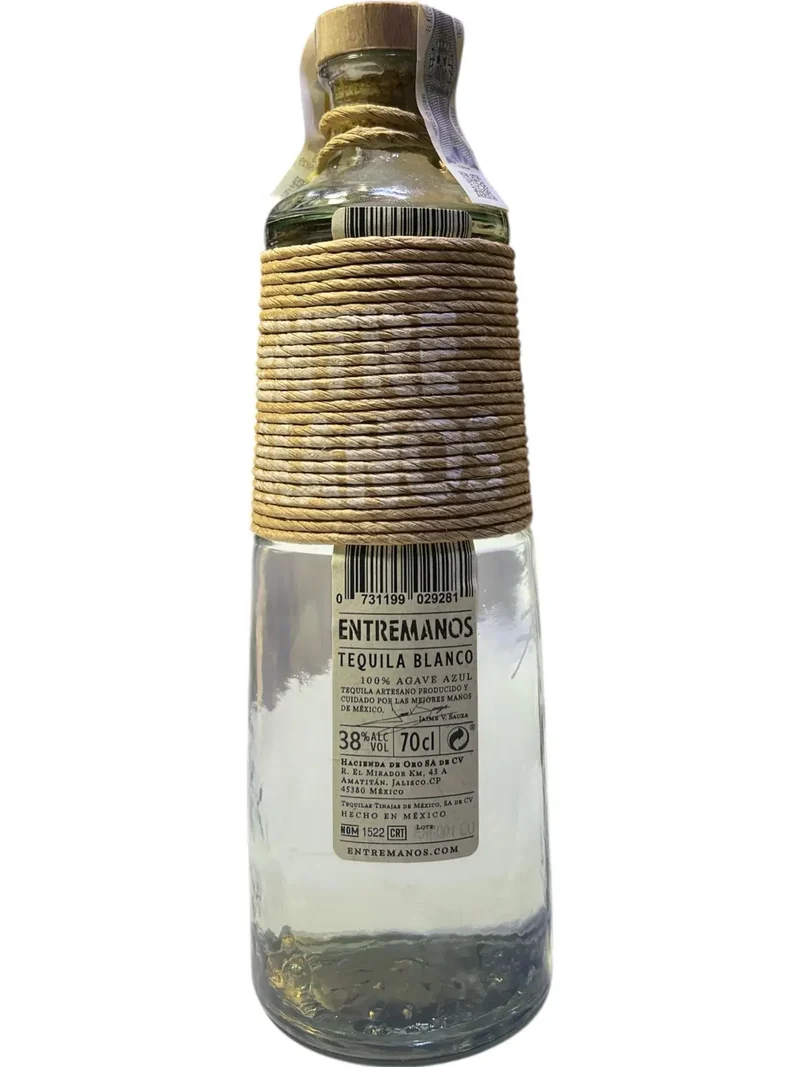TEQUILA BLANCO ENTREMANOS