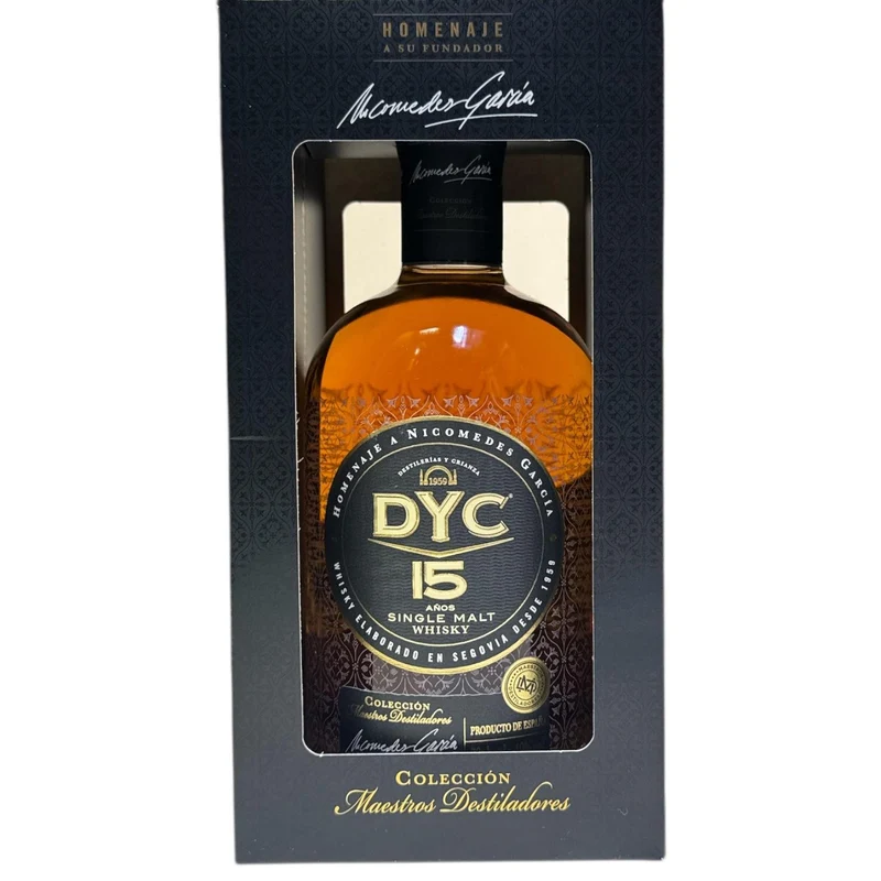 DYC 15 AÑOS/ COLECCION MAESTROS DESTILADORES - SINGLE MALT - 70CL