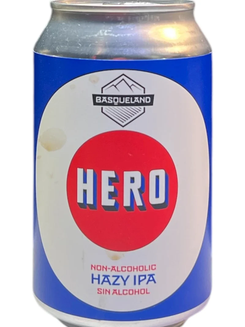 BASQUELAND - HERO SIN ALCOHOL HAZY IPA - 33CL